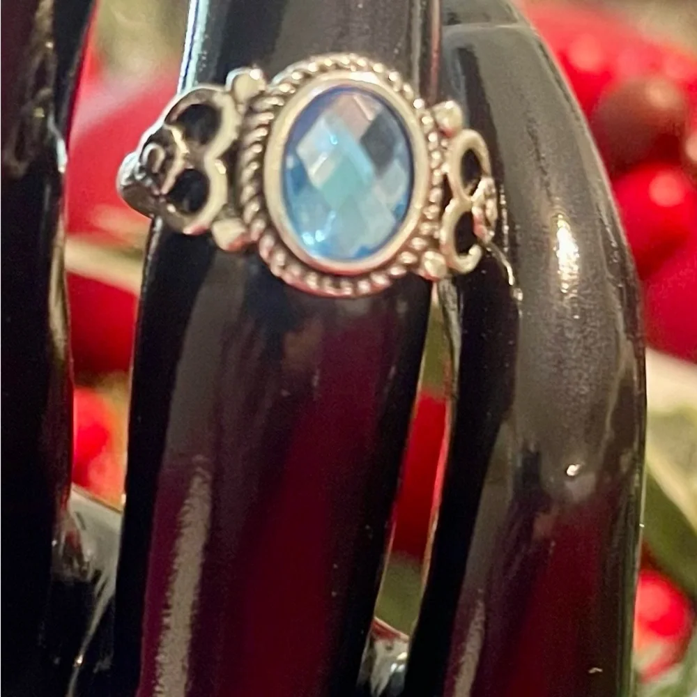 π₯2/$24 or 3/$30π₯ Boho, blue fashion gemstone ring. Size 5 - Picture 4 of 6